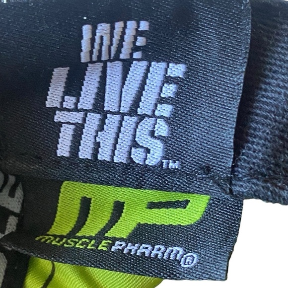 MUSCLE PHARM MP NATION Flatbill Ball Cap SnapBack Fight Hat OS NWOT Brow… - Picture 4 of 12